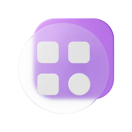 Menu  3D Icon