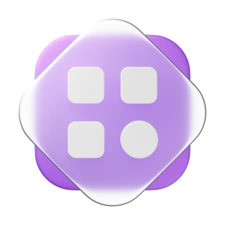 Menu  3D Icon