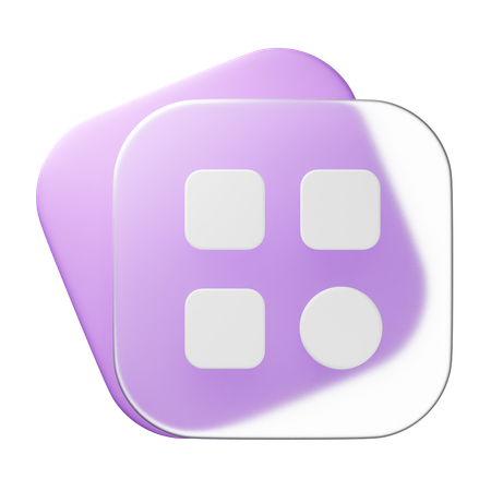 Menu  3D Icon