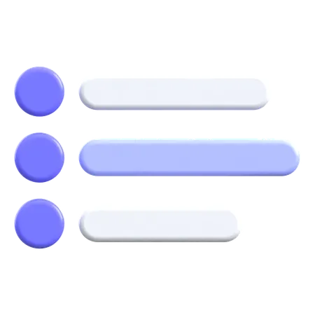 Menu  3D Icon