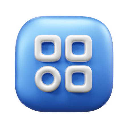 Menu  3D Icon