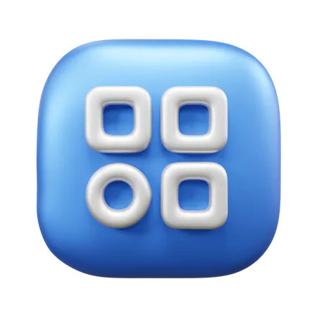 Menu  3D Icon