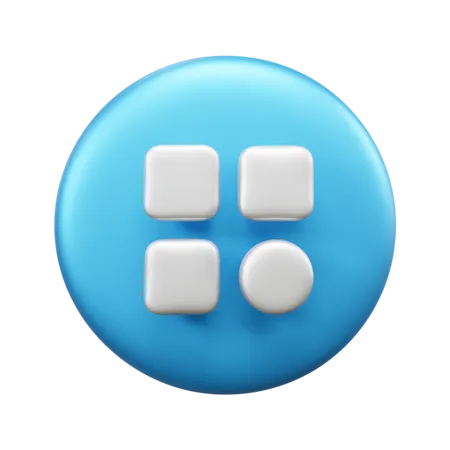 Menu  3D Icon