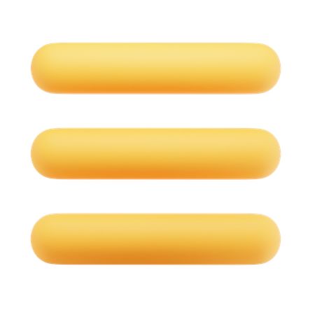 Menu  3D Icon