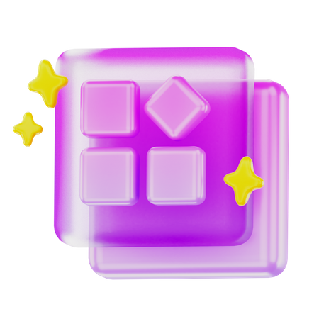 Menu  3D Icon