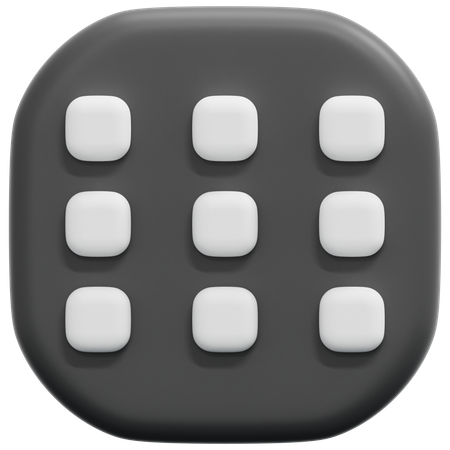 Menu  3D Icon