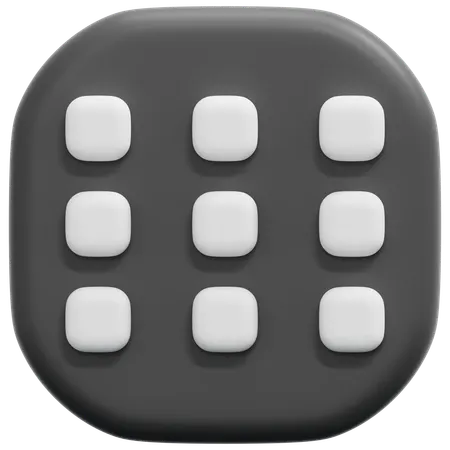 Menu  3D Icon