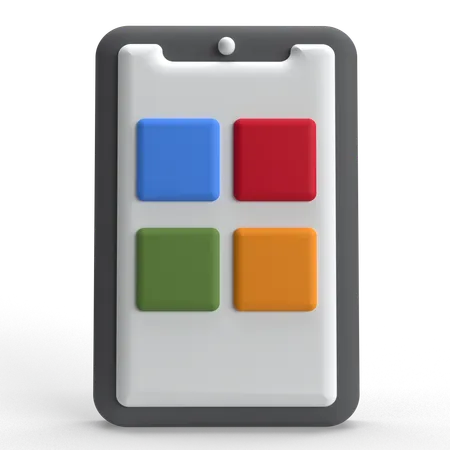 Menu  3D Icon