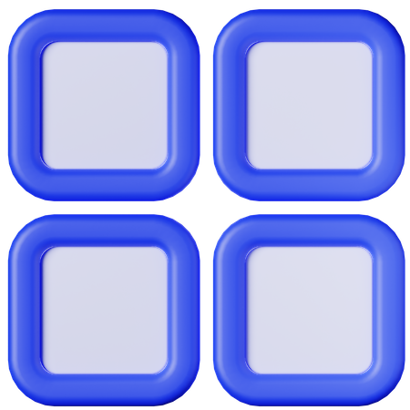 Menu  3D Icon