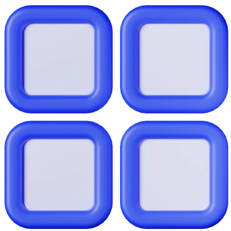 Menu  3D Icon