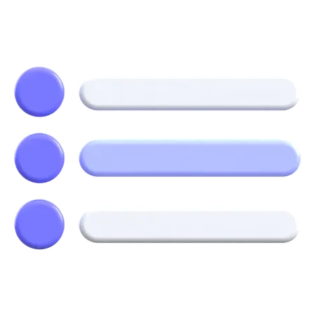 Menu  3D Icon