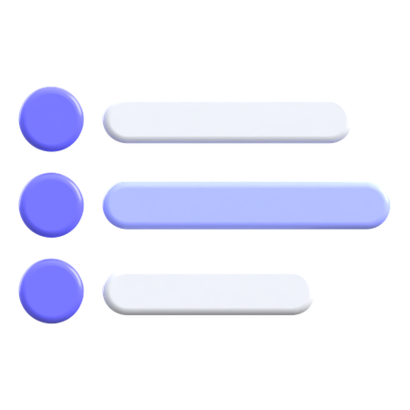 Menu  3D Icon