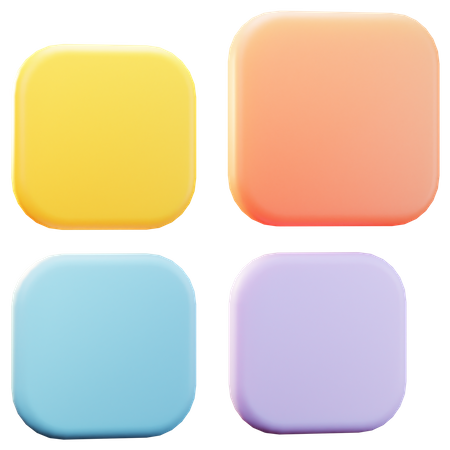Menu  3D Icon