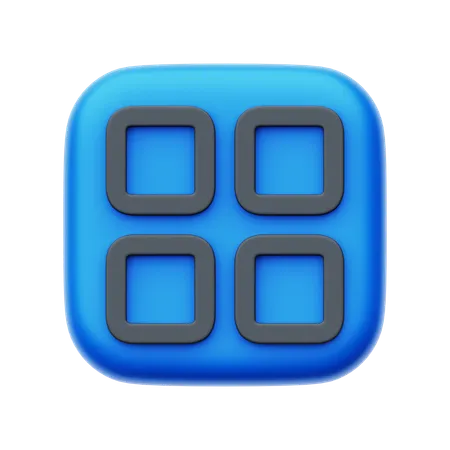 Menu des applications  3D Icon