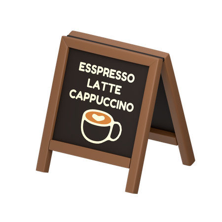 Tableau de menu  3D Icon