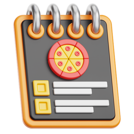 Menu Book  3D Icon