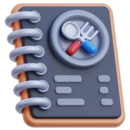 Menu Book  3D Icon