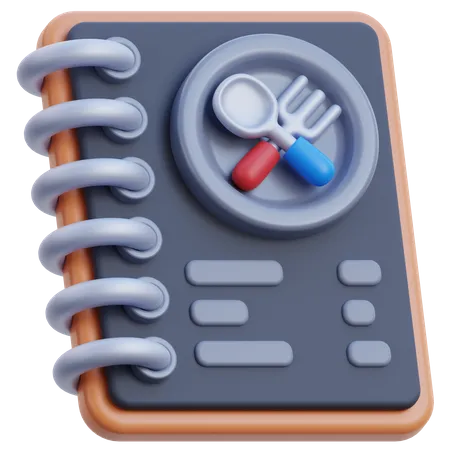 Menu Book  3D Icon