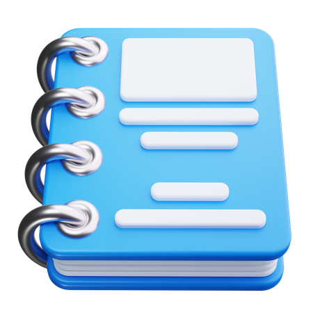 Menu Book  3D Icon