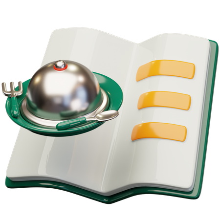 Menu Book  3D Icon