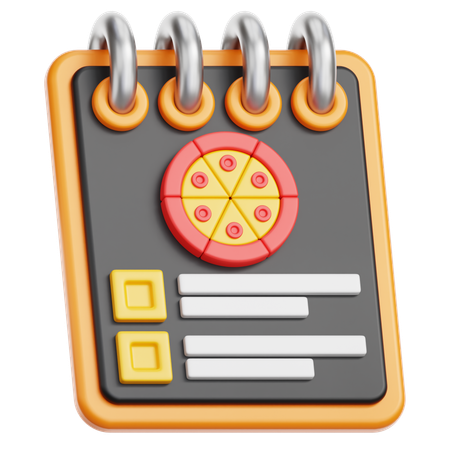 Menu Book  3D Icon