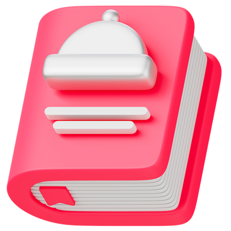 Menu Book  3D Icon