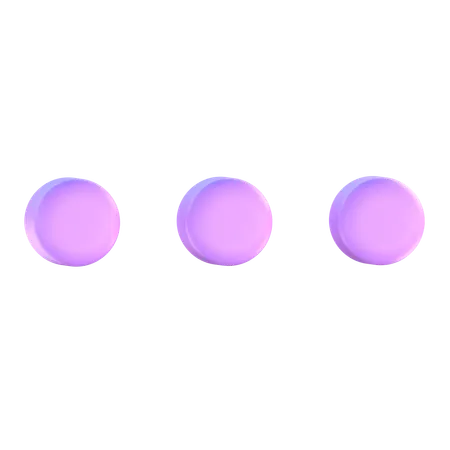Menu Button  3D Icon