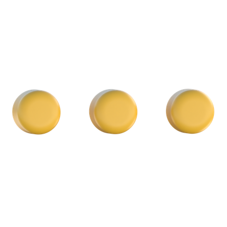 Menu Button  3D Icon