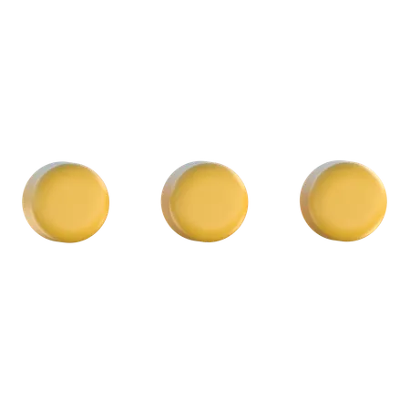 Menu Button  3D Icon