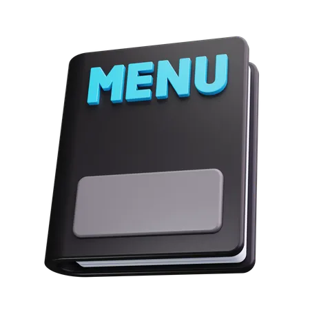 Menú de café  3D Icon