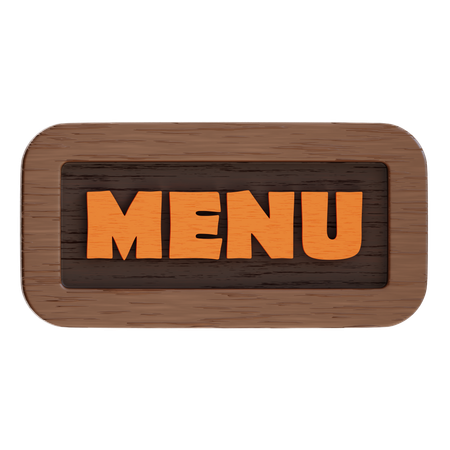 Menütaste  3D Icon