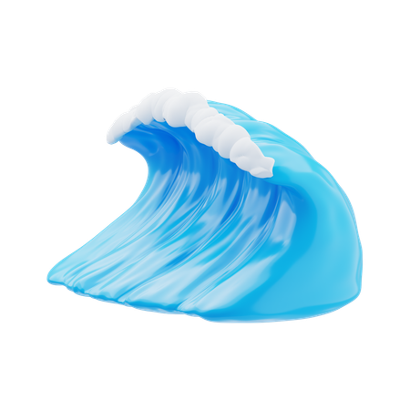 Vague de mer  3D Icon