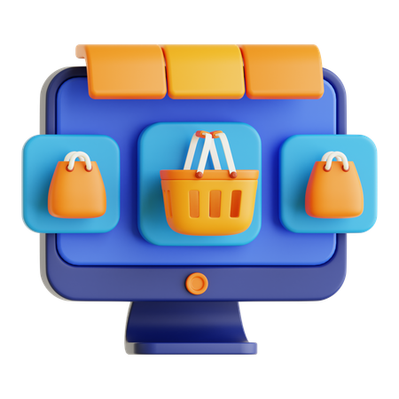 Mercado  3D Icon