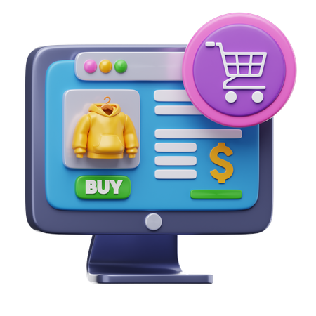 Mercado  3D Icon