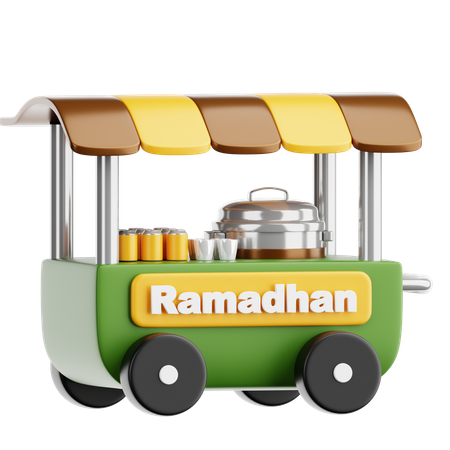 Mercado de alimentos do ramadã  3D Icon