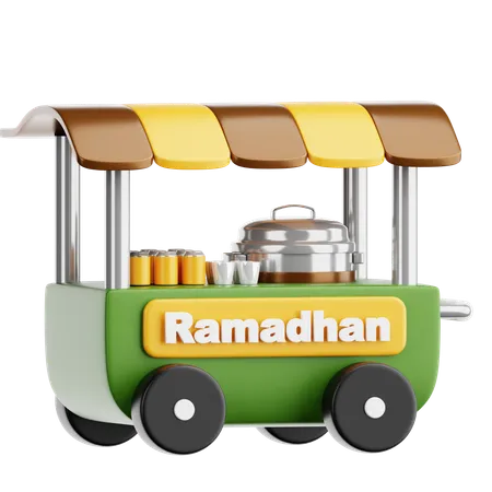 Mercado de alimentos do ramadã  3D Icon