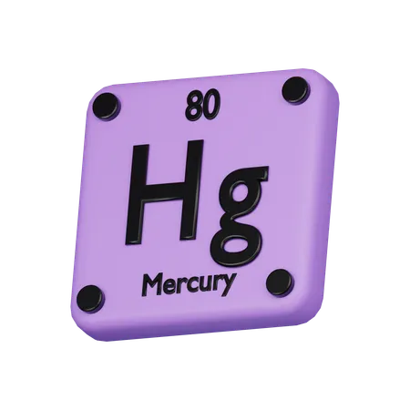 Mercury Element 3 D Icon 3D Icon