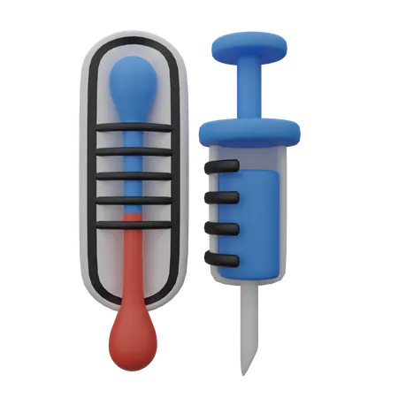 Mercury Thermometer  3D Icon