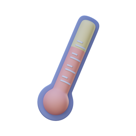 Mercury Thermometer  3D Icon