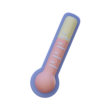 Mercury Thermometer  3D Icon