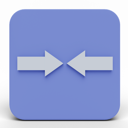 Merge  3D Icon