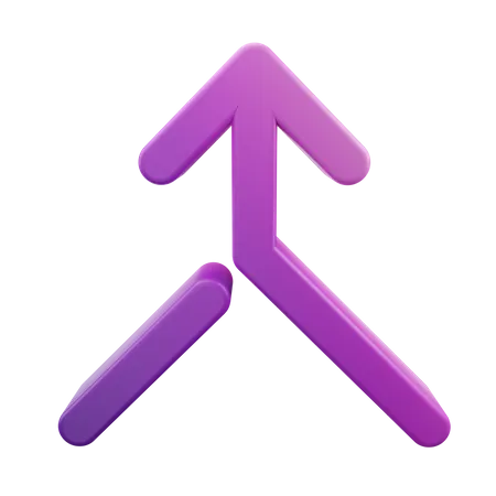 Merge Arrow  3D Icon