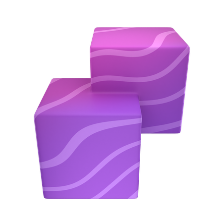 Merged Cubes  3D Icon