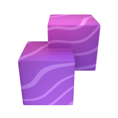 Merged Cubes  3D Icon