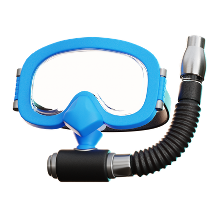 Mergulho com snorkel  3D Icon