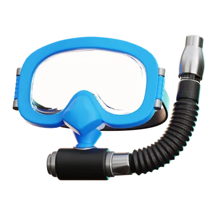 Mergulho com snorkel  3D Icon