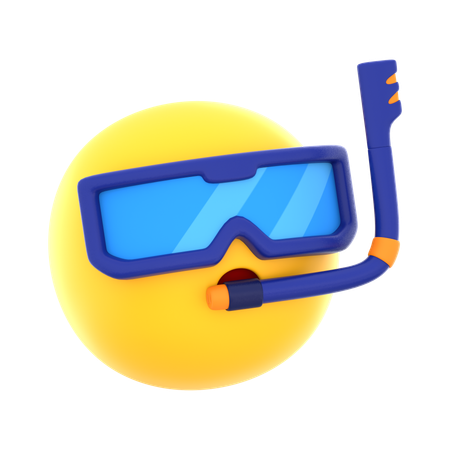 Emoji de mergulho  3D Icon