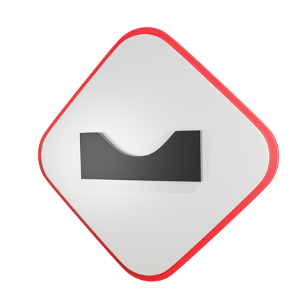 Mergulho perigoso  3D Icon