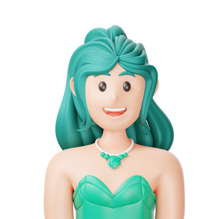 Mermaid  3D Icon