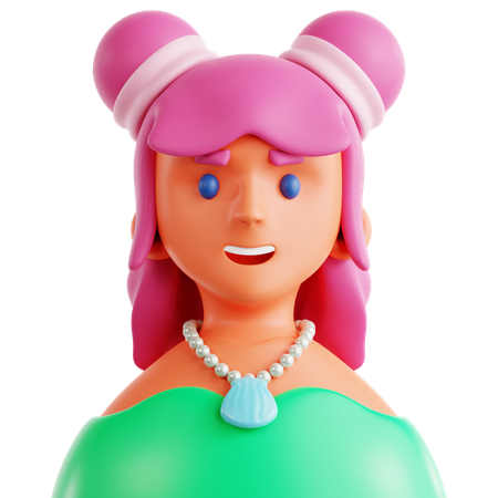 Mermaid  3D Icon